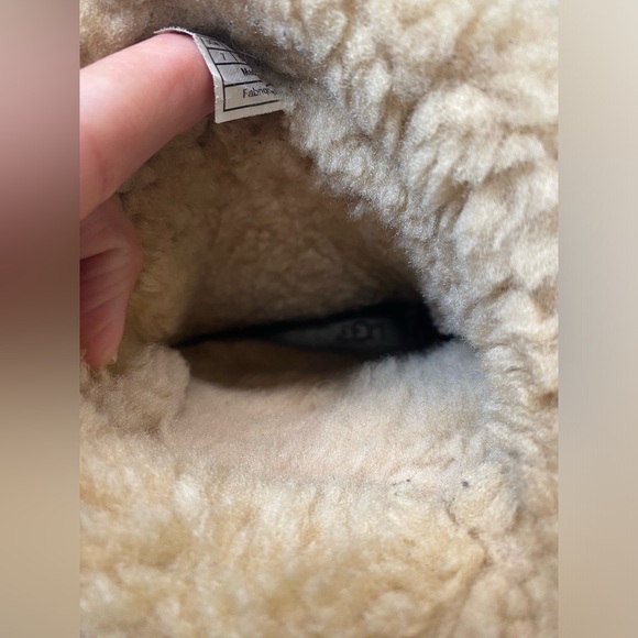 Ugg Boots Maylin Genuine Sheepskin Shearling Cuff Leather Suede S/N 3220 Size 7 - Picture 6 of 10